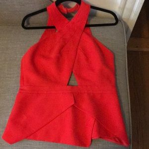 Red BCBG top
